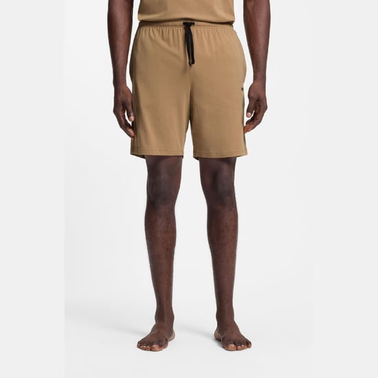 Herren Boss Mix&Match Stretchbaumwoll-Loungeshorts in Beige - Image 2