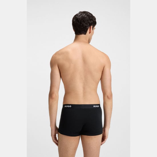 Herren Hugo 3er-Pack Logo-Bund Pants in Schwarz - Image 4