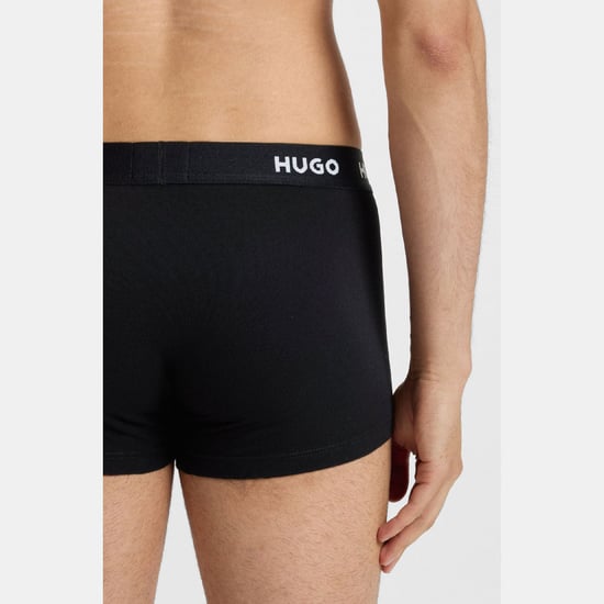 Herren Hugo 3er-Pack Logo-Bund Pants in Schwarz - Image 5
