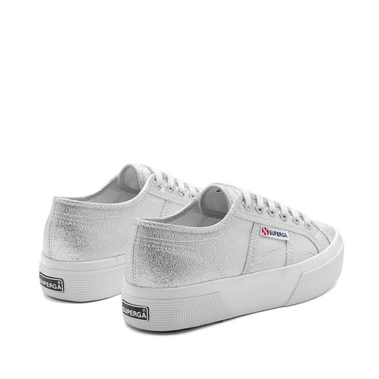 Superga - Damen Sneaker "2740 Lame" (Grau Silber) - Image 2