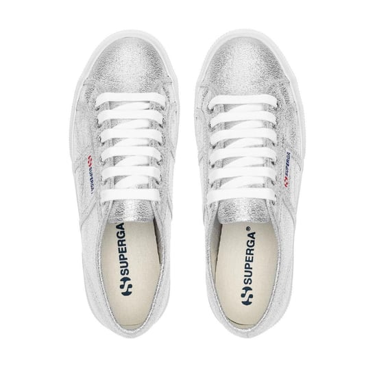 Superga - Damen Sneaker "2740 Lame" (Grau Silber) - Image 3