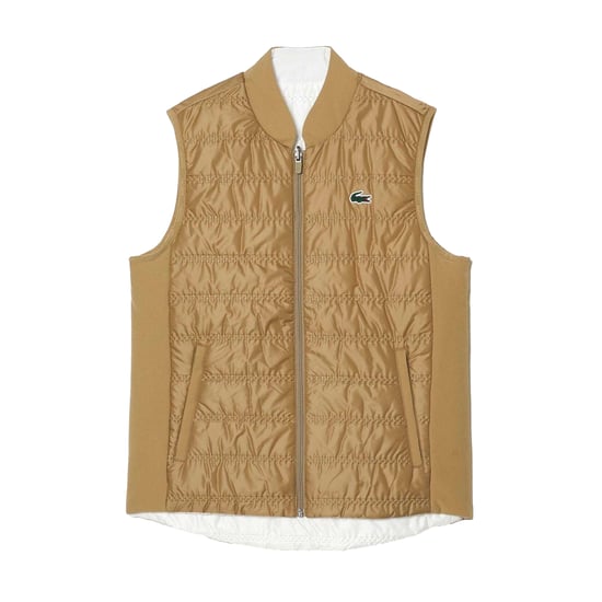 Lacoste - Weste für Damen, Emblem (Beige) - Image 1