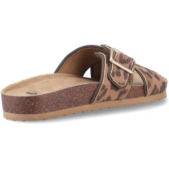 Rocket Dog Annie Tigg Leopard Textil Damen Sandalen in Beige - Image 2