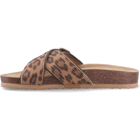 Rocket Dog Annie Tigg Leopard Textil Damen Sandalen in Beige - Image 4