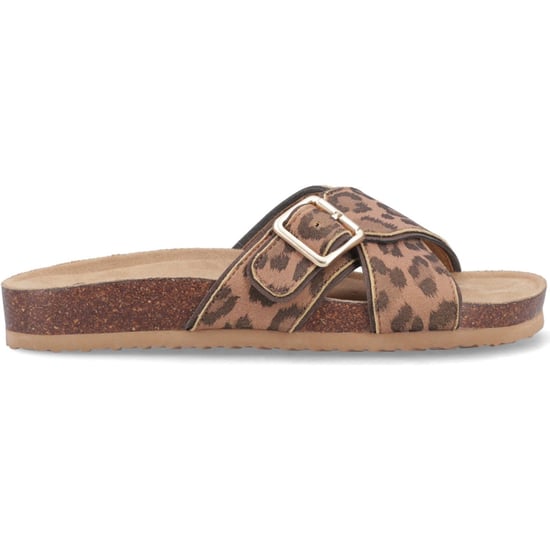 Rocket Dog Annie Tigg Leopard Textil Damen Sandalen in Beige - Image 5