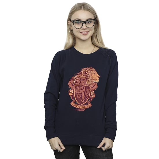 Harry Potter - "Gryffindor" Sweatshirt für Damen (Marineblau) - Image 3
