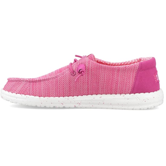 HEYDUDE Wendy Stretch Socken Polyester Damen Fuchsia Pink Mokassins Schuhe - Image 4