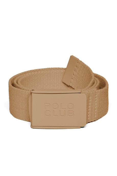 Gürtel Brahim aus Canvas camel mit Logoschnalle - Image 2