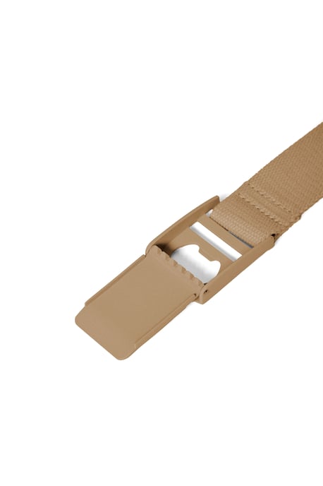 Gürtel Brahim aus Canvas camel mit Logoschnalle - Image 3