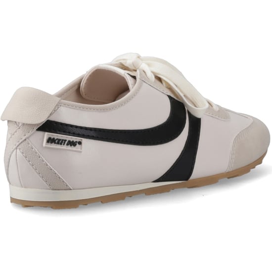 Rocket Dog Destin PU Kombi Polyurethan Damen Sneakers Off White/Schwarz - Image 2