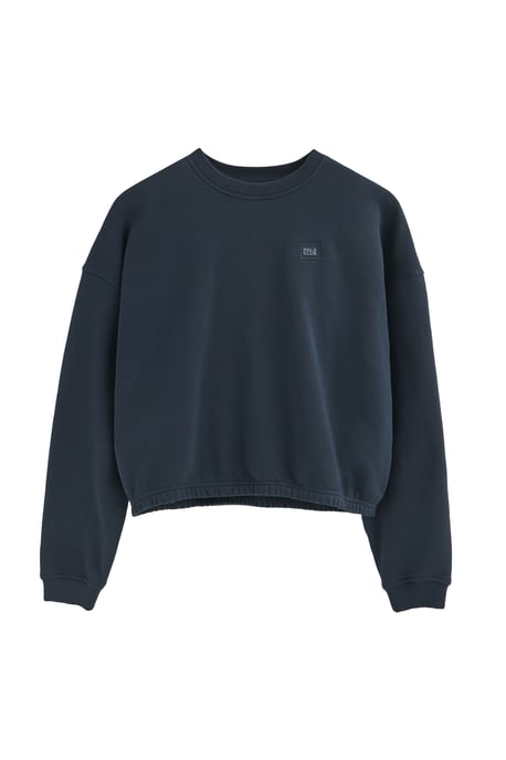 Sweatshirt marineblau im Loose Fit mit Polo Club-Logo - Image 1