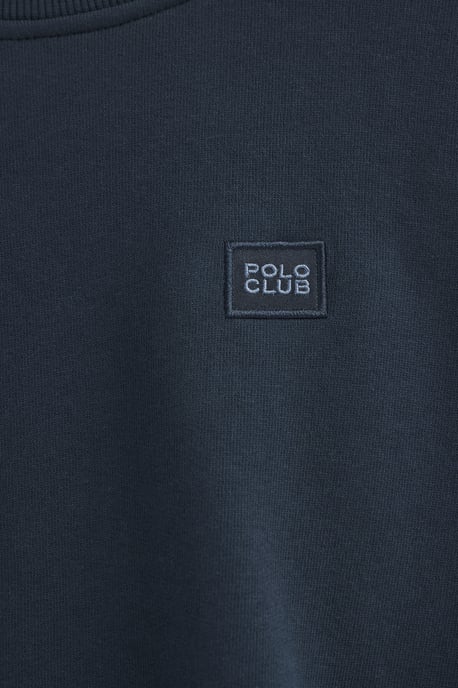 Sweatshirt marineblau im Loose Fit mit Polo Club-Logo - Image 2