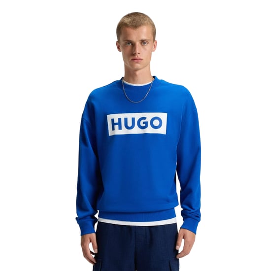 Hugo - "Niero" Sweatshirt für Herren, Rundhalsausschnitt (Blau) - Image 3