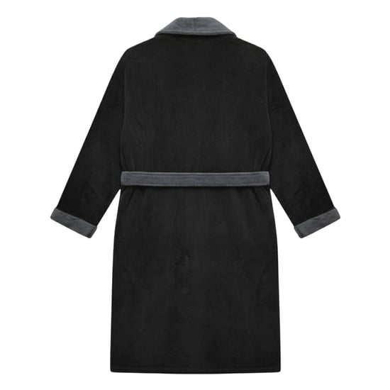 Lambretta - "Luxury AW25" Morgenmantel für Herren (Schwarz/Eisen) - Image 2