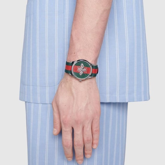 Gucci G-Timeless Bee Herrenuhr mit Stoffarmband - YA1264148 - Image 5