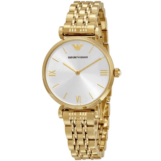 Emporio Armani AR1877 Gianni T-Bar 32 mm Gold-Ton Damenarmbanduhr - Image 3
