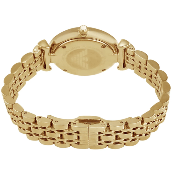 Emporio Armani AR1877 Gianni T-Bar 32 mm Gold-Ton Damenarmbanduhr - Image 4