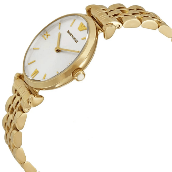 Emporio Armani AR1877 Gianni T-Bar 32 mm Gold-Ton Damenarmbanduhr - Image 5