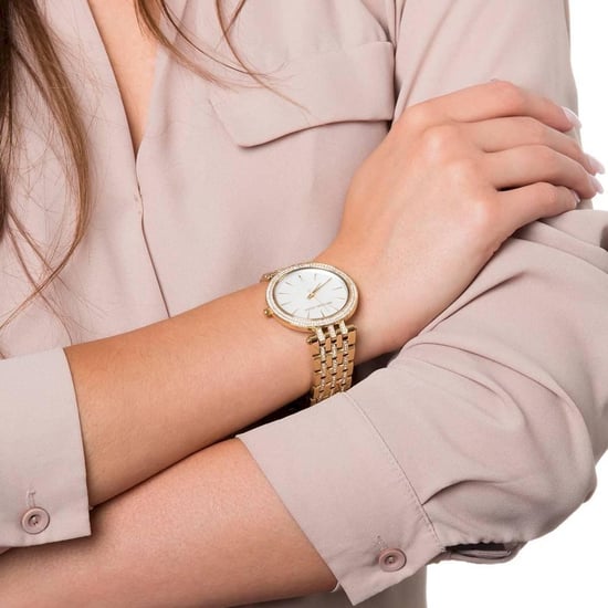 Michael Kors MK3219 Darci Gold Stahl Damenuhr mit Perlmutt-Zifferblatt - Image 4