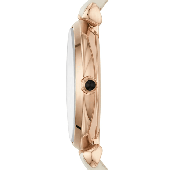 Emporio Armani AR1769 Gianni T-Bar 32 mm Beige Damenarmbanduhr - Image 4
