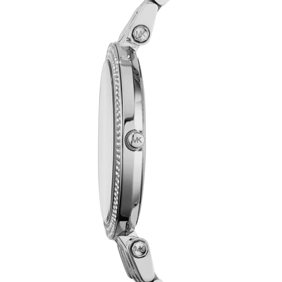Michael Kors Darci MK3352 Damen Edelstahl-Uhr 39 mm mit pinkfarbenem Zifferblatt - Image 4