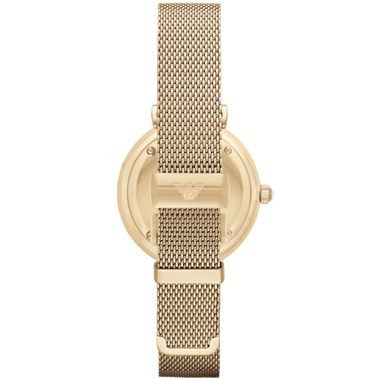 Emporio Armani AR1957 Retro Damen 32mm Gold Edelstahl Uhr - Image 2