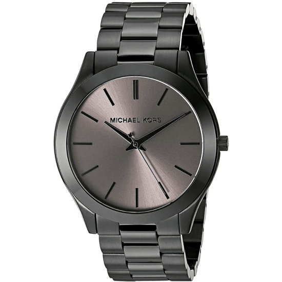 Michael Kors Slim Runway MK8507 44mm Schwarze ionenplattierte Edelstahl Damenarmbanduhr - Image 3