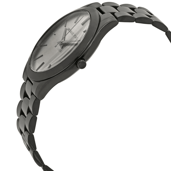 Michael Kors Slim Runway MK8507 44mm Schwarze ionenplattierte Edelstahl Damenarmbanduhr - Image 6