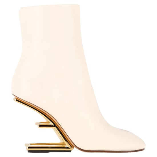 Fendi First Stiefeletten aus weißem Leder - Image 1