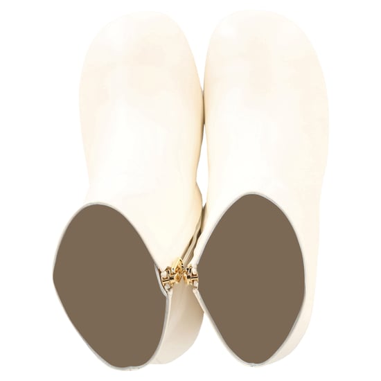 Fendi First Stiefeletten aus weißem Leder - Image 4
