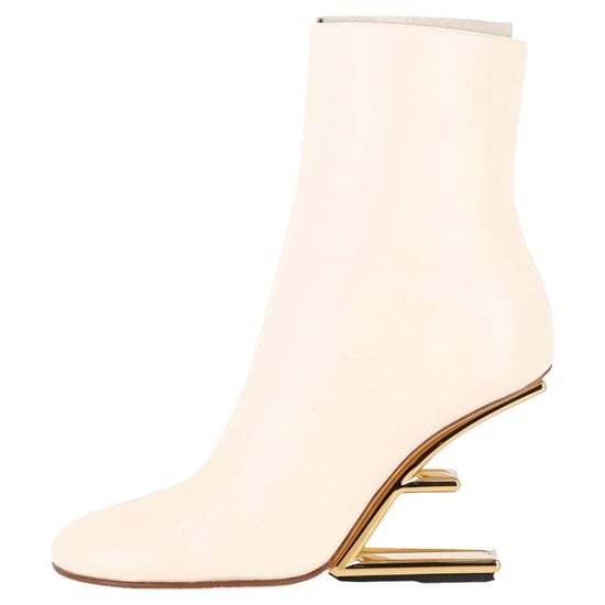 Fendi First Stiefeletten aus weißem Leder - Image 5