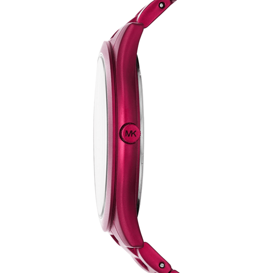 Michael Kors MK4505 Slim Runway Damenarmbanduhr 42mm Rosa Edelstahl - Image 3