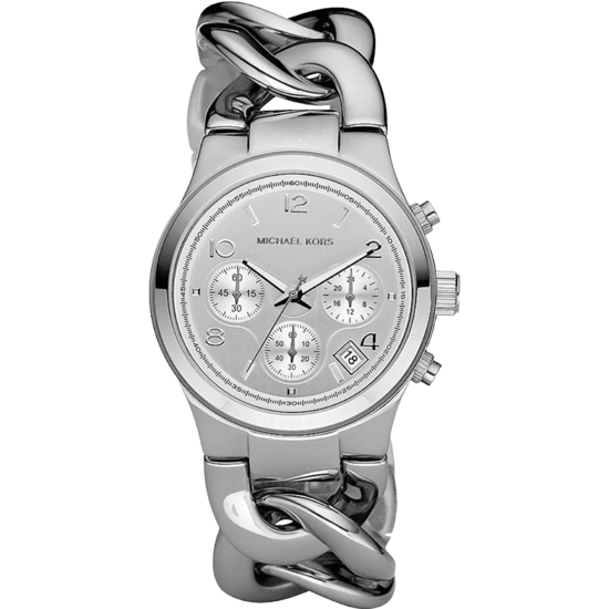 Michael Kors Runway Twist MK3149 Damen Edelstahl Chronographuhr 38 mm - Image 1