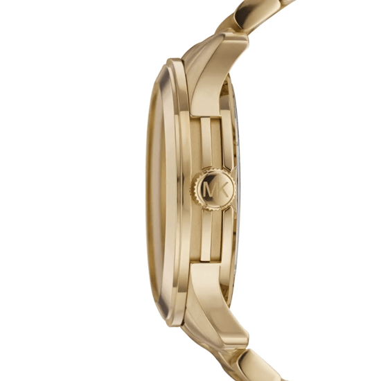 Michael Kors Runway XL MK5473 Damen Gold Edelstahl Uhr 45mm - Image 3