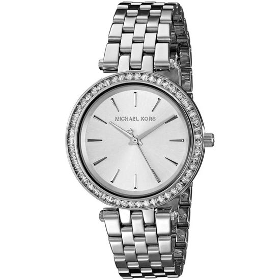 Michael Kors Petite Darci MK3294 Damen Armbanduhr aus Edelstahl Silber 26mm - Image 3