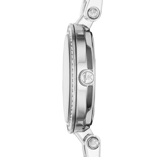 Michael Kors Petite Darci MK3294 Damen Armbanduhr aus Edelstahl Silber 26mm - Image 4