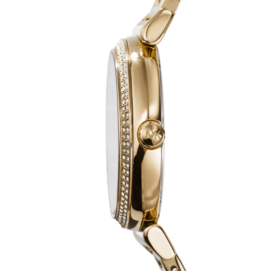 Michael Kors MK3332 Catlin Kristallzifferblatt Damenuhr, Gelbgold, 38 mm - Image 4