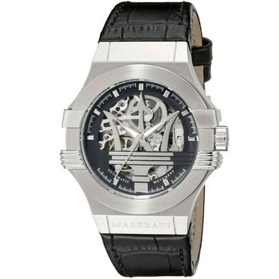 Maserati Potenza R8821108001 Automatische 42mm Schwarze Skelettzifferblatt Herrenuhr - Image 3