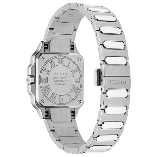 Gucci G-Flat YA166501 Damen Uhr mit pinkem Zifferblatt aus Edelstahl 30mm - Image 2