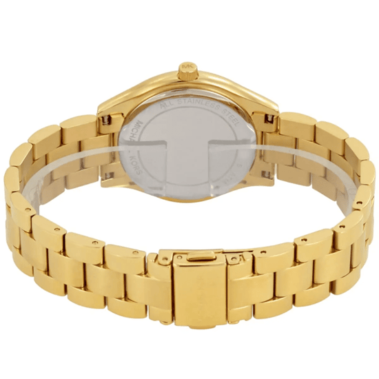 Michael Kors MK3512 Mini Slim Runway Damenuhr 34 mm Goldfarbene Edelstahl - Image 2