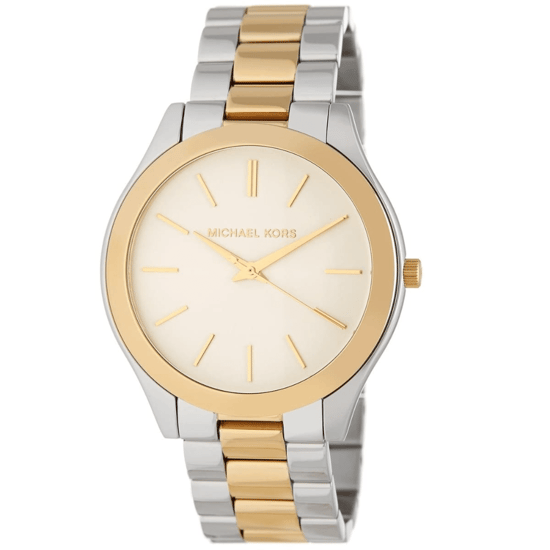 Michael Kors Runway MK3198 Zweifarbige 42 mm Damenuhr - Image 3