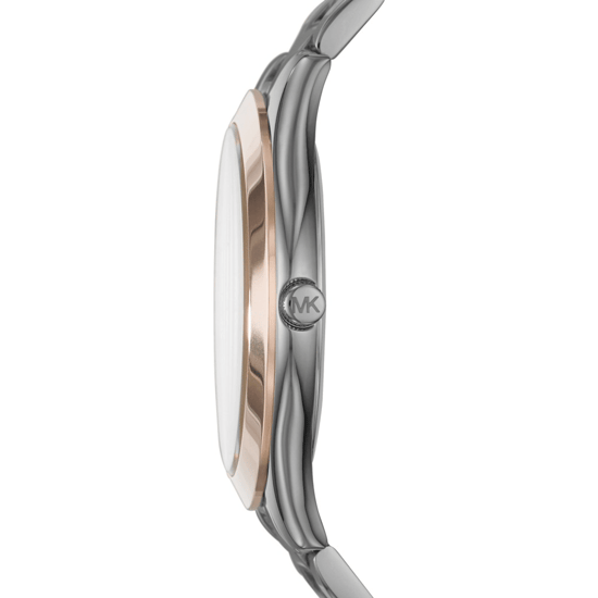Michael Kors MK8576 Slim Runway Unisex 44 mm Gunmetal Uhr - Image 4