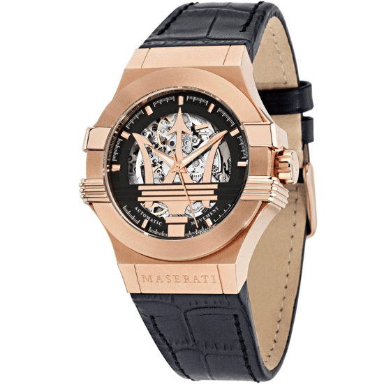 Maserati Potenza R8821108002 Automatik Skeleton 42 mm Herren Uhr - Image 3