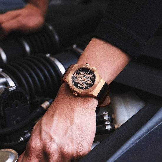 Maserati Potenza R8821108002 Automatik Skeleton 42 mm Herren Uhr - Image 5
