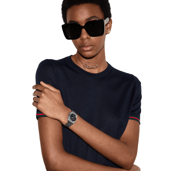 Gucci YA166505 G-Flat Schwarz Zifferblatt Unisex Uhr - Image 5