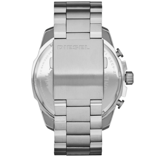 Diesel Mega Chief DZ4328 Chronograph 51mm Silber Edelstahl Herrenarmbanduhr - Image 2