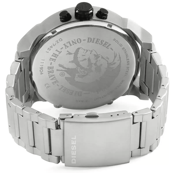 Diesel Mr. Daddy 2.0 DZ7421 Chronograph Herren Silber Edelstahl Uhr - Image 2