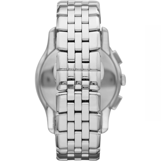 Emporio Armani AR1786 Herren Chronographuhr, Zifferblatt Schwarz, Silber Edelstahl - Image 2