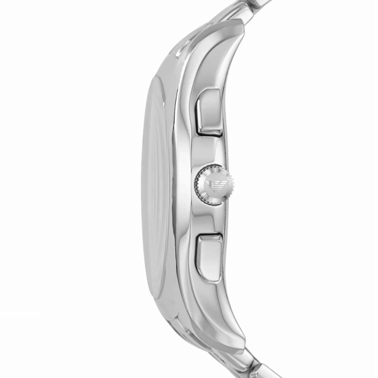 Emporio Armani AR1786 Herren Chronographuhr, Zifferblatt Schwarz, Silber Edelstahl - Image 6