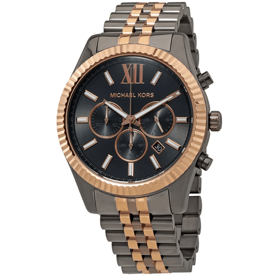 Michael Kors Lexington MK8561 Chronograph Graues Zifferblatt 44 mm Herrenarmbanduhr - Image 3